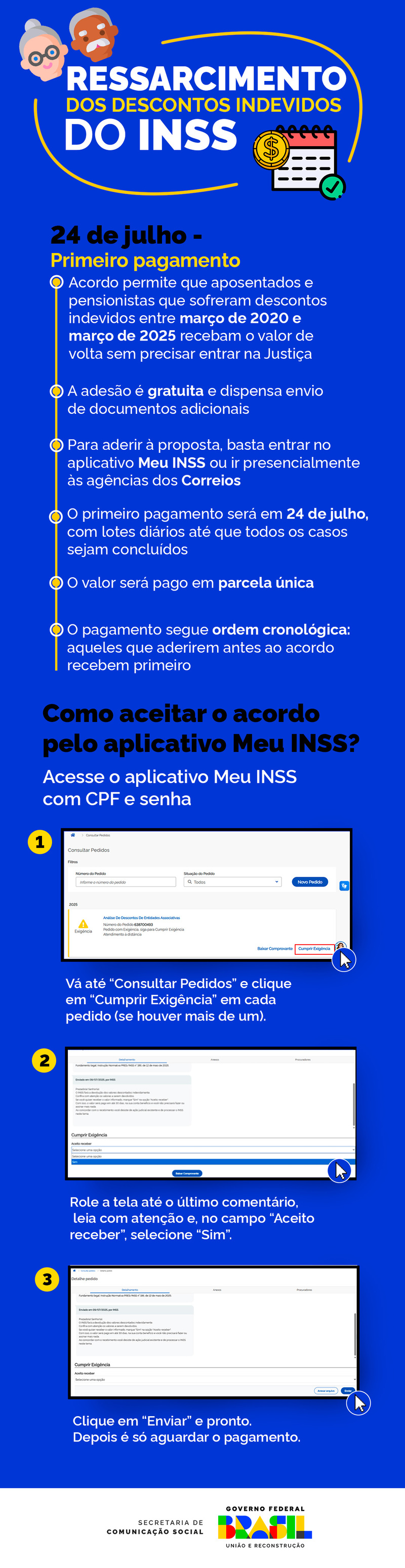 Golpe dos aposentados: adesão a acordos começa hoje